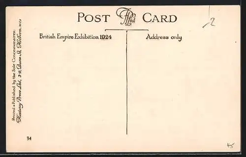 AK British Empire Exhibition 1924, Nigeria Buildings