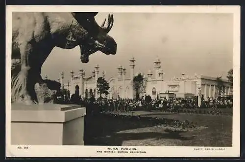 AK London, British-Empire Exhibition 1924, Indian Pavilion