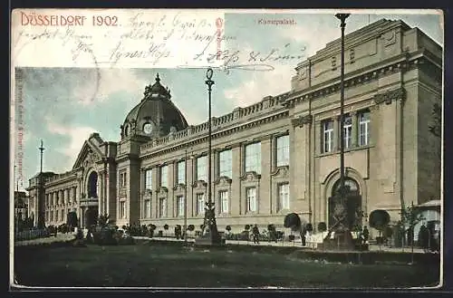 AK Düsseldorf, Ausstellung 1902, Kunstpalast