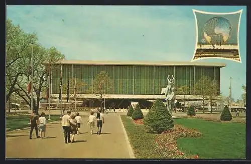 AK New York, Exhibition New York World`s Fair 1964-65 - United States Pavilion