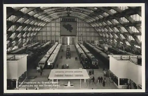 AK Bruxelles, Exposition des Bruxelles 1935, Vue intérieure du Grand Palais, Ausstellung