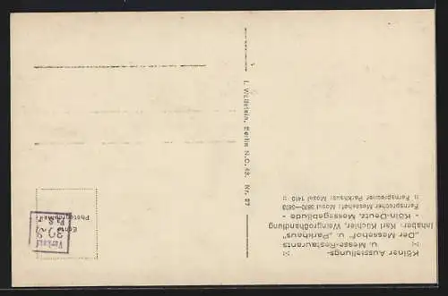 AK Köln-Deutz, Messegebäude, Messehof und Messegarten