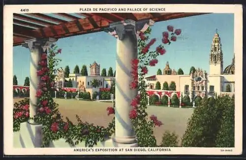 AK San Diego, America`s Exposition, Plaza de Pacifico and Palace of Science