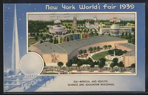 AK New York, World Fair 1939, Science and Education Buildings