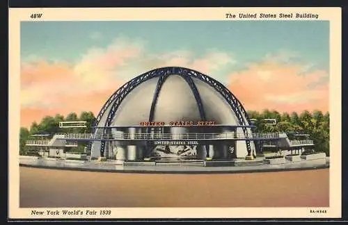 AK New York, New York World`s Fair 1939, The United States Steel Building