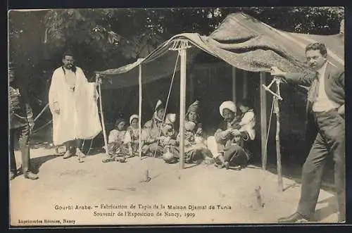 AK Nancy, Exposition de Nancy 1909, Gourbi Arabe