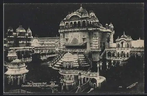 AK London, Coronation Exhibition 1911, The Congress Hall