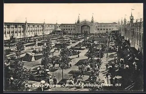 AK London, Coronation Exhibition 1911, The Court of Progress