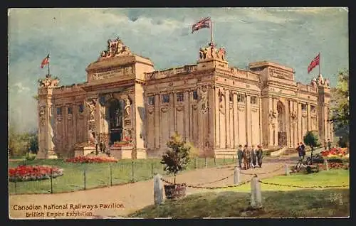 AK London, British Empire Exhibiton 1924, Canadian National Railways Pavilion