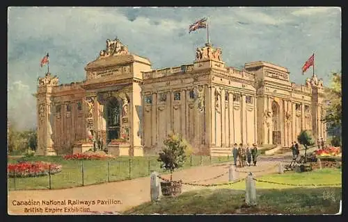 AK London, British Empire Exhibiton 1924, Canadian National Railways Pavilion