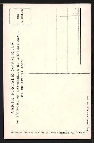 AK Brüssel, Exposition Universelle et Internationale de Bruxelles 1910, Facade des Sections Etrangères