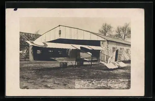 Foto-AK Biplan Caudron, Type G-3