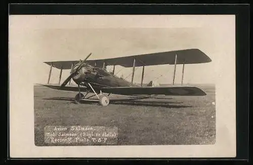 AK Avion Salmson, Mot. Salmson, 9. Cyl. en étoile