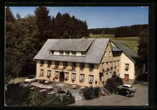 AK Breitnau /Hochschwarzwald, Gasthof und Pension zum Löwen der Fam. Herrmann