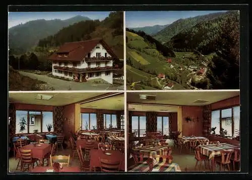 AK Wildgutach /Schwarzwald, Gasthaus und Pension z. Löwen, Inh. Maria Wangler