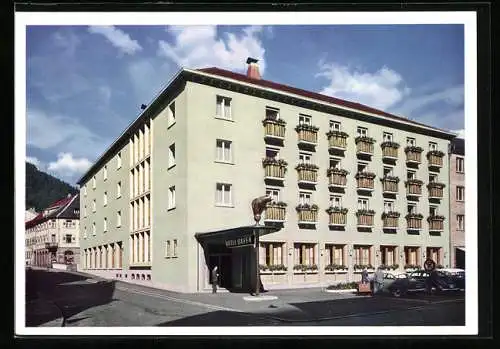 AK Hornberg /Schwarzwaldbahn, Das Hotel zum Bären