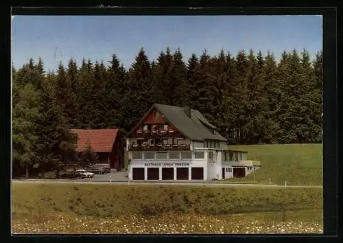 AK Escheck /Schönwald, Gasthof-Pension Löwen v. H. Kaltenbach