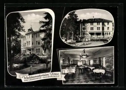 AK Bad Dürrheim /Schwarzwald, Das Waldsanatorium Irma v. Karl Zeilfelder