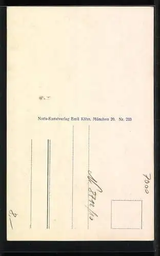 AK Stuttgart, Partie an der Stadtmauer