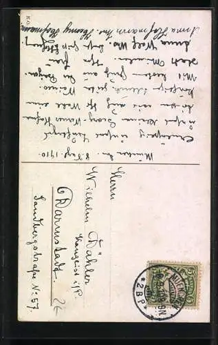 AK München, Glockenspiel im Rathausturm