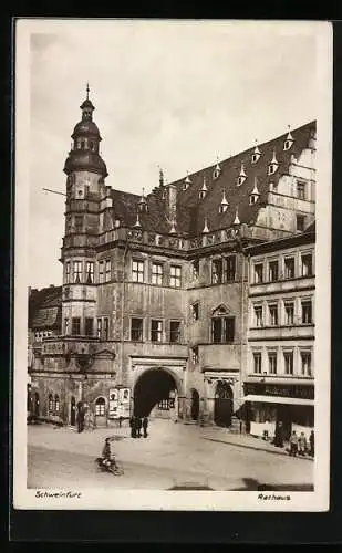 AK Schweinfurt, Partie am Rathaus