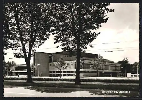 AK Braunschweig, Blick zur Stadthalle