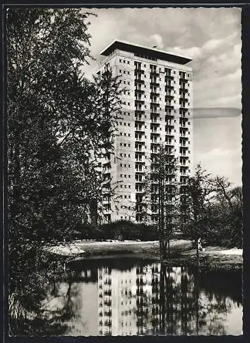 AK Berlin-Tiergarten, Hochhaus im Hansaviertel