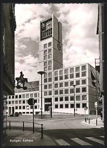 AK Stuttgart, Partie am Rathaus