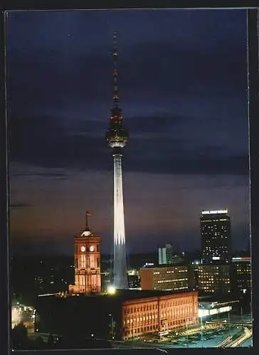 AK Berlin, Fernseh- und UKW-Turm der Deutschen Post