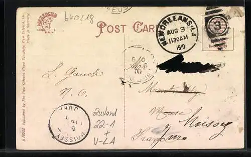 AK New Orleans, LA, Jewish Synagogue, St. Charles Ave.