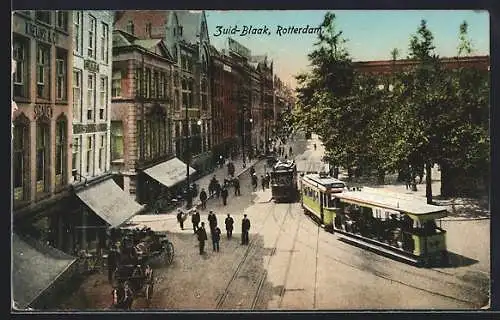 AK Rotterdam, Zuid-Blaak, Strassenbahn