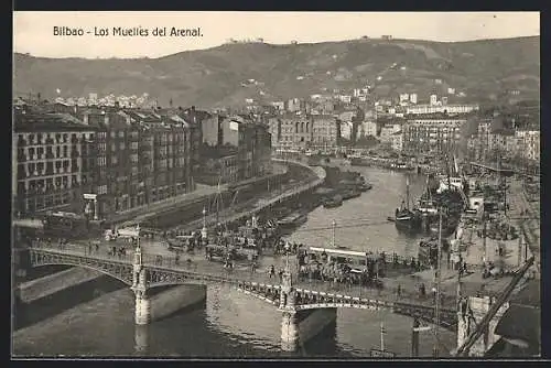 AK Bilbao, Los Muelles del Arenal, Strassenbahn