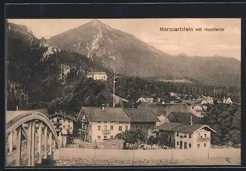 AK Marquartstein, Ortsansicht mit Hochlerch