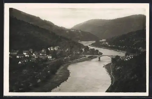 AK Heidelberg, Blick auf Heidelberg, Schlierbach, Aue u. Ziegelhausen