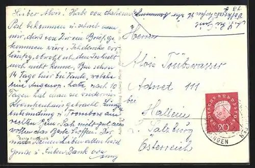 AK Memmingen, Winteridylle am Lindauertor