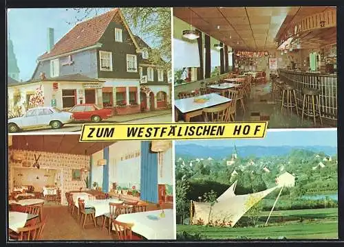 AK Nümbrecht, gasthof und Pension Zum Westfälischen Hof, Bes. Herbert Schmidt, Schulstr. 3