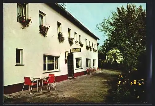 AK Uedersdorf-Tettscheid, Die Pension Haus Sonnenschein der Fam. Thull