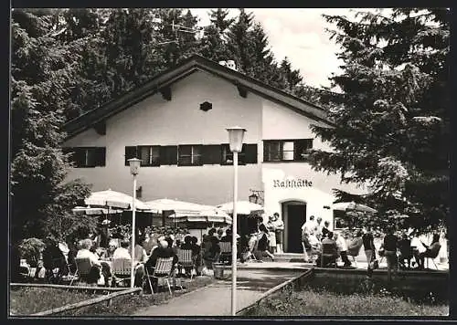 AK Holzkirchen /Obb., Autobahn-Raststätte an der Bundesautobahn München-Salzburg