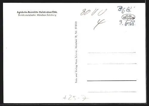 AK Holzkirchen /Obb., Autobahn-Raststätte an der Bundesautobahn München-Salzburg