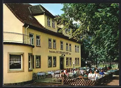 AK Bad Karlshafen, Hotel Weserdampfschiff