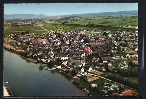 AK Lüchtringen /Krs. Höxter, Fliegeraufnahme vom Ort