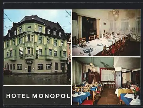 AK Hilden /Rhld., Hotel Monopol J. Bratec