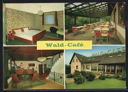 AK Bonn-Holzlar, Hotel-Restaurant Wald-Cafe Fam. Weyler, Am Rehsprung, mit Terrasse