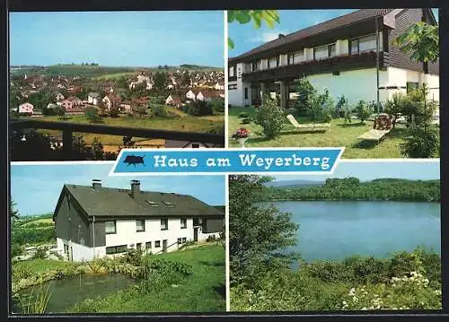 AK Mehren /Daun, Hotel-Pension Haus am Weyerberg Geschw. Thelen-Diederichs