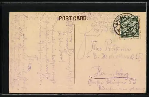 AK Passagierschiff SS George Washington im Abendlicht