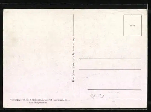 AK Deutscher Geleitzug mit Sicherungskräften, nach Original von Adolf Bock