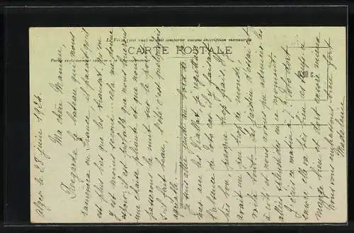 AK La Manouba, Courrier de la Compagnie de Navigation mixte