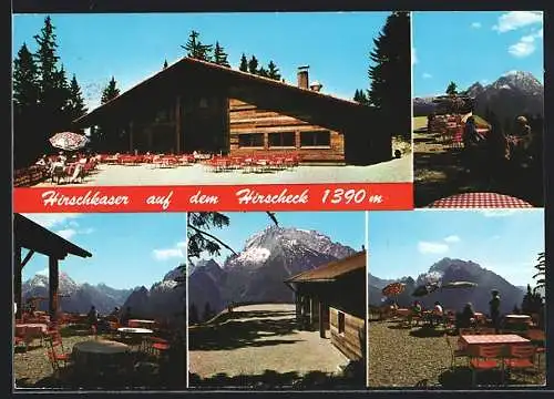 AK Ramsau /Berchtesgaden, Hirscheck, Gaststätte Hirschkaser