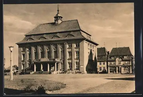 AK Malchin, Blick auf das Rathaus