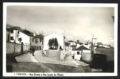 AK Obidos, Rua Direita e Rua Josefa de Obidos